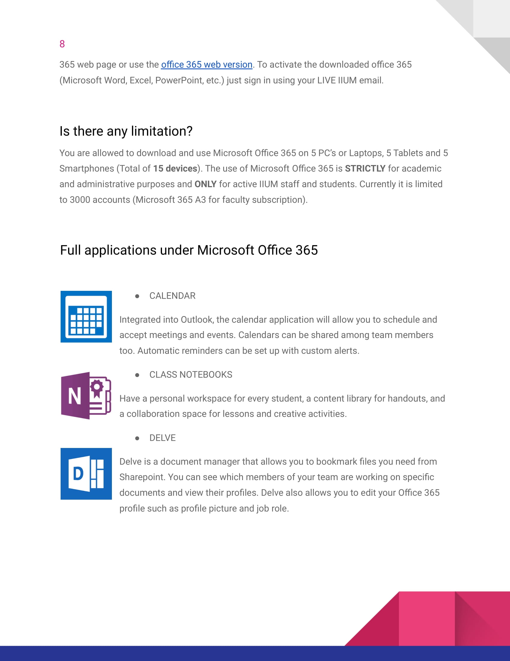 Microsoft Office 365 | IIUM BookStack